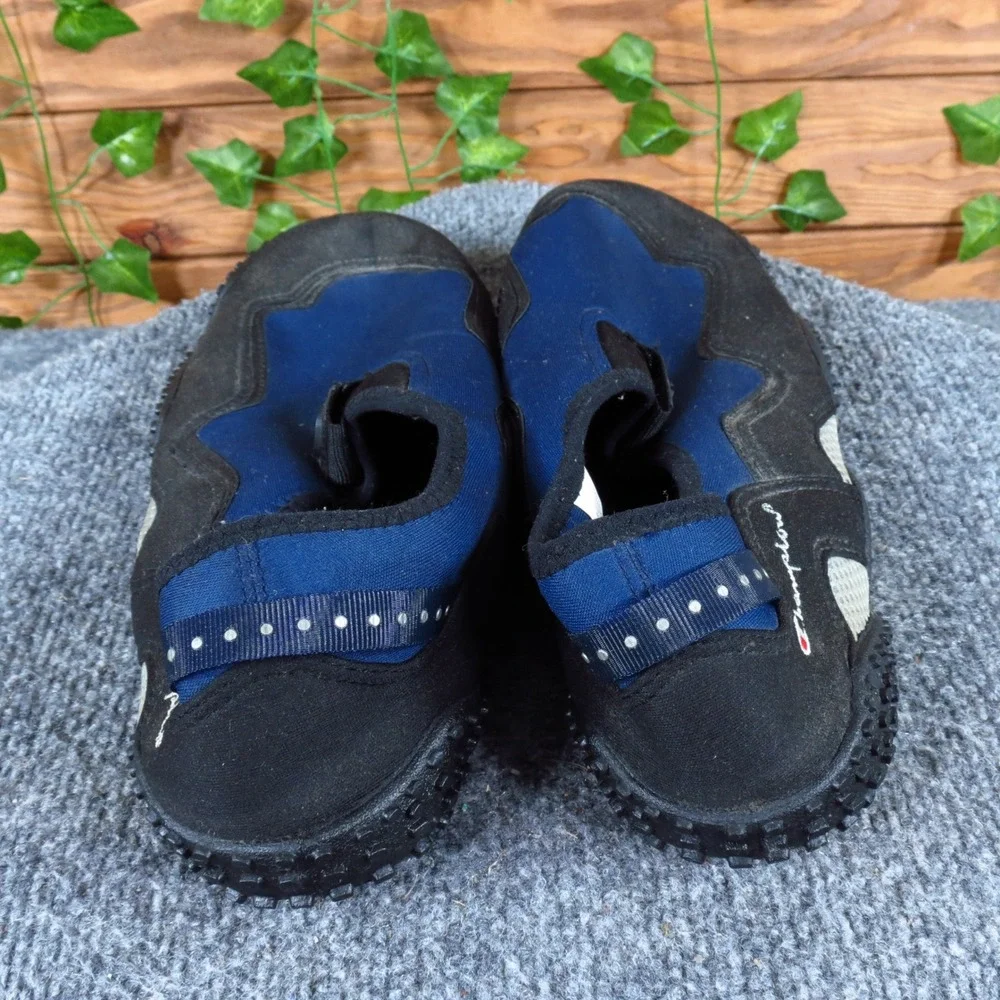 Champion‎ Water Shoes Men Water Shoes Size 10 Beach Pool Blue Black Synthetic